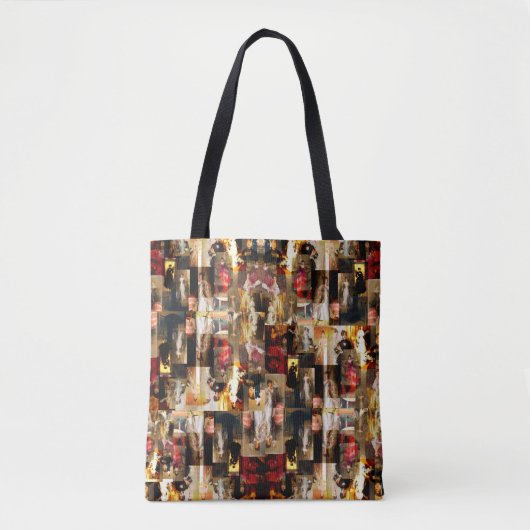 John Singer Sargent Elegant Dames Collage Tote Bag (Voorkant)