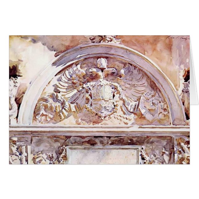 John Singer Sargent-Escutcheon van Charles V (Voorkant Horizontaal)