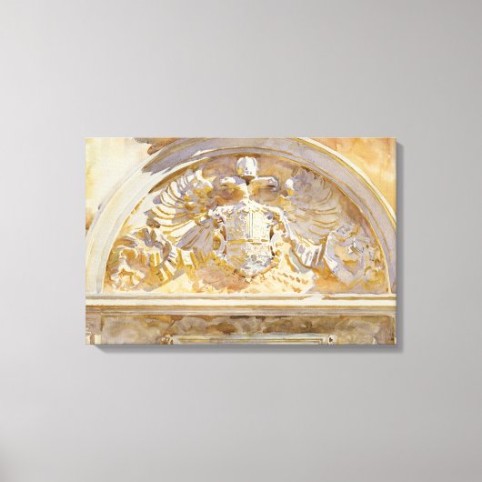 John Singer Sargent - Escutcheon van Charles V Canvas Afdruk (Voorkant)