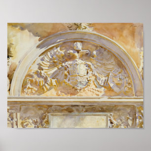John Singer Sargent - Escutcheon van Charles V Poster