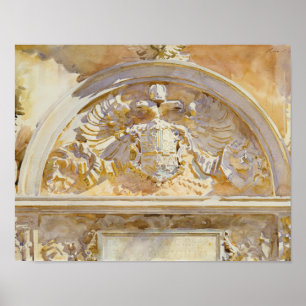 John Singer Sargent - Escutcheon van Charles V Poster