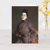 John Singer Sargent- Flora Priestley Kaart (Gele Bloem)