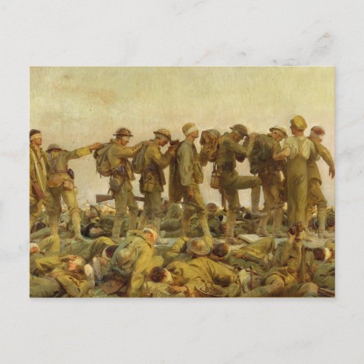 John Singer Sargent - Gassed Briefkaart (Voorkant)