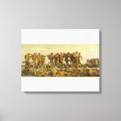 John Singer Sargent - Gassed Canvas Afdruk (Voorkant)