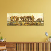John Singer Sargent - Gassed Canvas Afdruk (Insitu (Woonkamer))