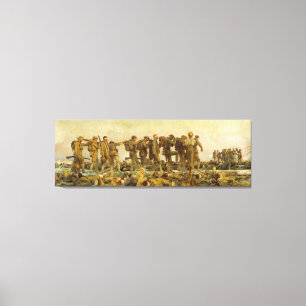 John Singer Sargent - Gassed Canvas Afdruk