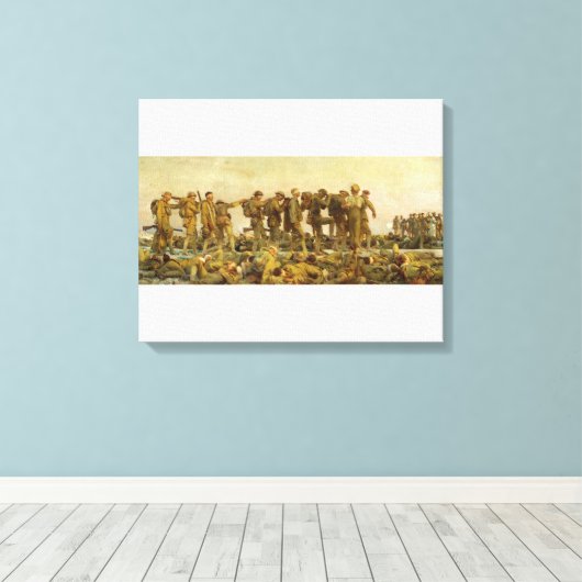 John Singer Sargent - Gassed Canvas Afdruk (Insitu (Houten vloer))