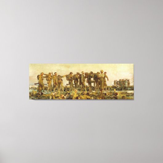 John Singer Sargent - Gassed Canvas Afdruk (Voorkant)