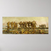 John Singer Sargent - Gassed Poster (Voorkant)