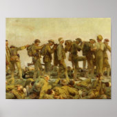 John Singer Sargent - Gassed Poster (Voorkant)