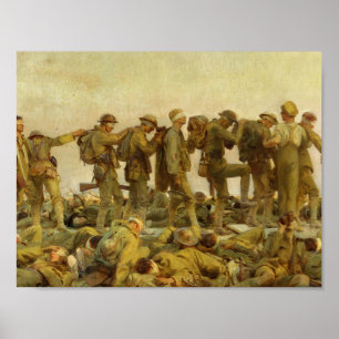 John Singer Sargent - Gassed Poster