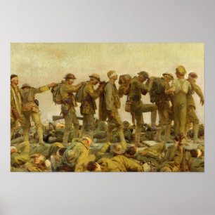 John Singer Sargent - Gassed Poster