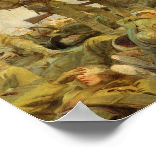 John Singer Sargent - Gassed Poster (Hoek)