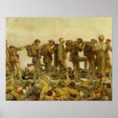 John Singer Sargent - Gassed Poster (Voorkant)