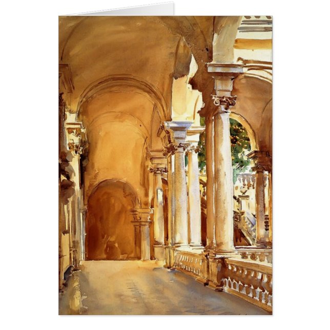John Singer Sargent: Genua, Universiteit (Voorkant)