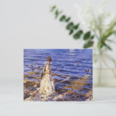 John Singer Sargent-Girl Vist Briefkaart (Staand voorkant)