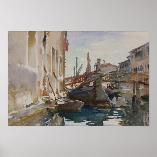 John Singer Sargent - Giudecca Poster (Voorkant)