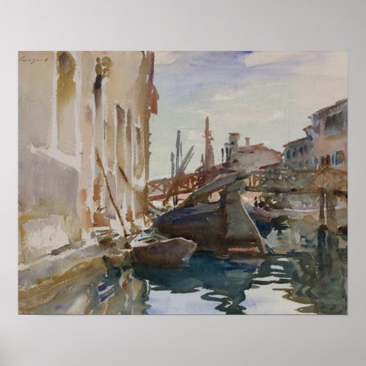 John Singer Sargent - Giudecca Poster (Voorkant)