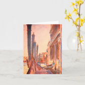 John Singer Sargent Gondola Moorings Venice Kaart (Gele Bloem)