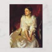 John Singer Sargent-Helen Dunham Briefkaart (Voorkant)