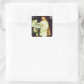 John Singer Sargent- Helen Sears Vierkante Sticker (Tas)
