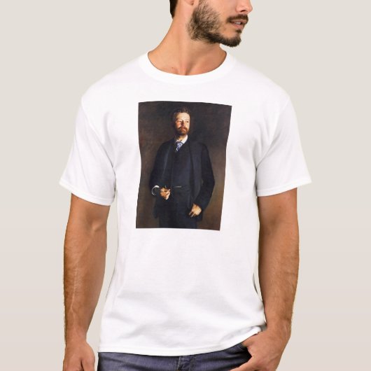 John Singer Sargent-Henry Cabot Lodge T-shirt (Voorkant)