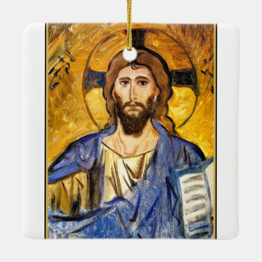 John Singer Sargent - Hoofd van Christus, mooie ku Keramisch Ornament (Achterkant)