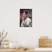 John Singer Sargent - Hoofd van een Capri Girl Poster (Keuken)