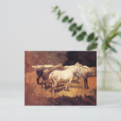 John Singer Sargent- Horses in Palma Briefkaart (Staand voorkant)