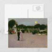 John Singer Sargent - In de Luxemburgse tuinen Briefkaart (Voorkant / Achterkant)