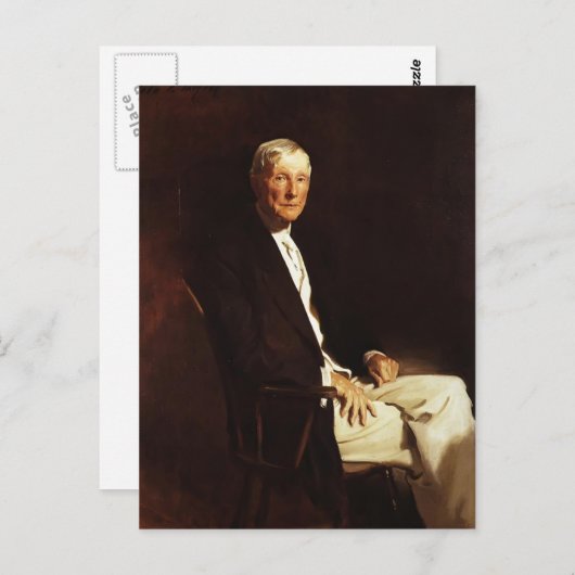 John Singer Sargent-John D. Rockefeller Briefkaart (Voorkant / Achterkant)