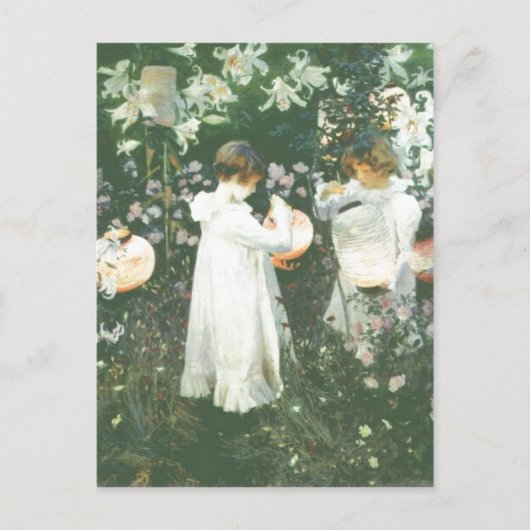 John Singer Sargent John Singer Sargent Sargent Sa Briefkaart (Voorkant)