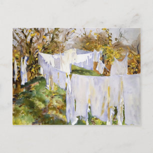 John Singer Sargent: La Biancheria Briefkaart