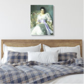 John Singer Sargent Lady Agnew Canvas Print (Insitu (Slaapkamer))