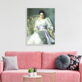 John Singer Sargent Lady Agnew Canvas Print (Insitu (Woonkamer))