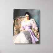 John Singer Sargent Lady Agnew van Lochnaw Canvas Afdruk (Voorkant)