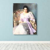 John Singer Sargent Lady Agnew van Lochnaw Canvas Afdruk (Insitu (Houten vloer))