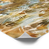 John Singer Sargent - Landschap met Palmettos Poster (Hoek)