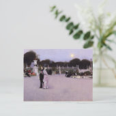 John Singer Sargent-Luxembourg Tuinen in Twilight Briefkaart (Staand voorkant)