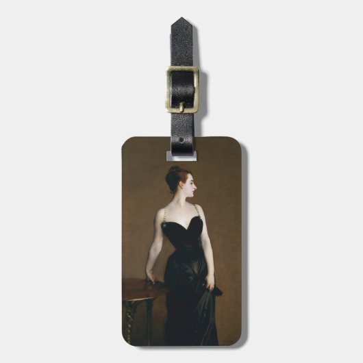 John Singer Sargent Madame X Bagagelabel (Voorkant verticaal)