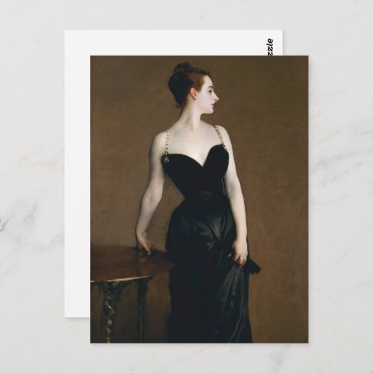 John Singer Sargent Madame X Briefkaart (Voorkant / Achterkant)