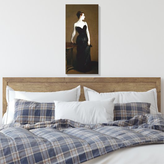 John Singer Sargent Madame X Canvas Afdruk (Insitu (Slaapkamer))