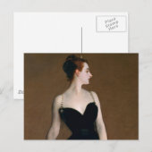 John Singer Sargent Madame X Classic Portret Briefkaart (Voorkant / Achterkant)