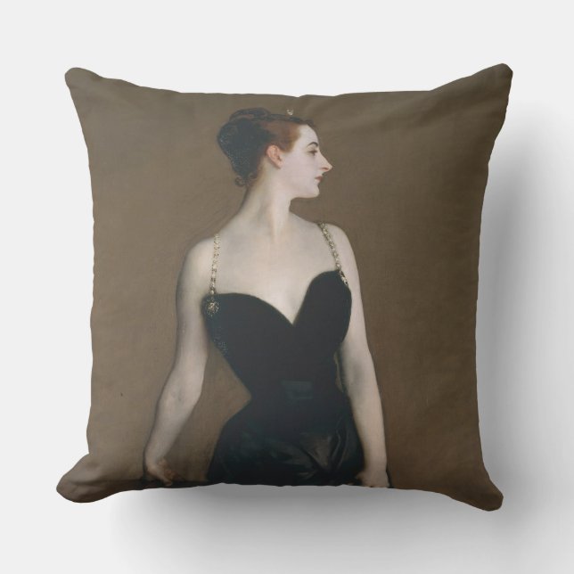 John Singer Sargent Madame X Classic Portret Buitenkussen (Voorkant)