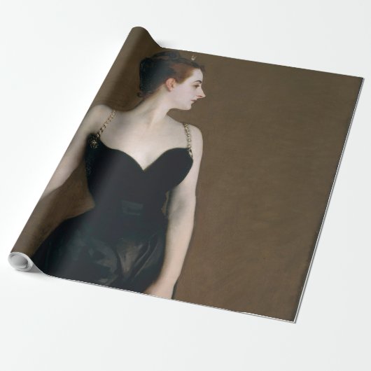John Singer Sargent Madame X Classic Portret Cadeaupapier (Uitgerold)