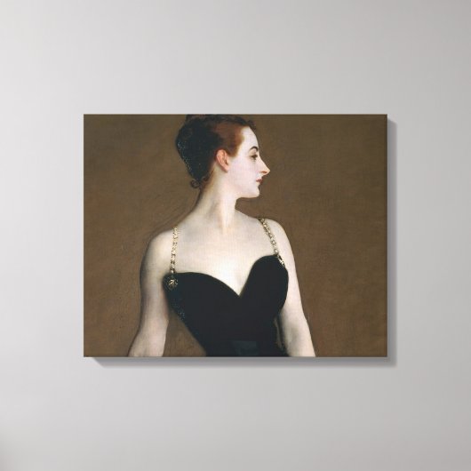 John Singer Sargent Madame X Classic Portret Canvas Afdruk (Voorkant)