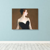 John Singer Sargent Madame X Classic Portret Canvas Afdruk (Insitu (Houten vloer))