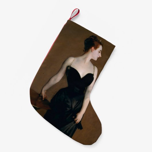 John Singer Sargent Madame X Classic Portret Kleine Kerstsok (Voorkant (Hangend))