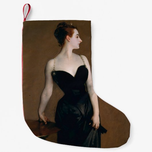 John Singer Sargent Madame X Classic Portret Kleine Kerstsok (Voorkant)
