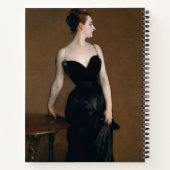John Singer Sargent Madame X Classic Portret Notitieboek (Achterkant)